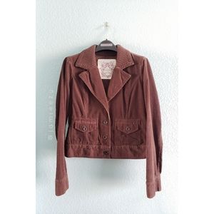 Sonoma | Boxy Ribbed Collar Corduroy Jacket